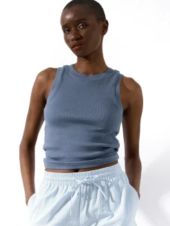 GATE Bokserka z żebrowanej dzianiny| Koszulki I Topy·Podkoszulki ☀️