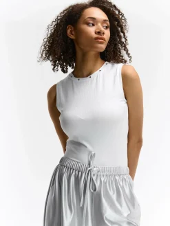 GATE Bokserka z żebrowanej dzianiny| Koszulki I Topy·Podkoszulki ☀️