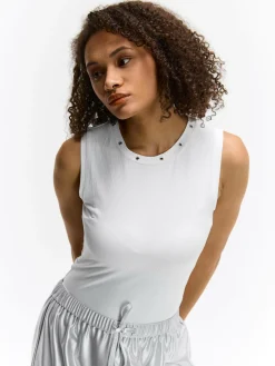 GATE Bokserka z żebrowanej dzianiny| Koszulki I Topy·Podkoszulki ☀️