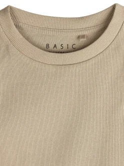 GATE Bokserka z żebrowanej dzianiny| Koszulki I Topy·Podkoszulki ☀️