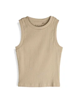 GATE Bokserka z żebrowanej dzianiny| Koszulki I Topy·Podkoszulki ☀️