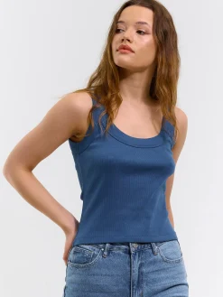 GATE Bokserka z żebrowanej dzianiny| Koszulki I Topy·Podkoszulki ☀️