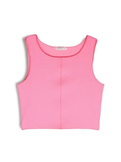 GATE Bokserka z żebrowanej dzianiny| Koszulki I Topy·Podkoszulki ☀️