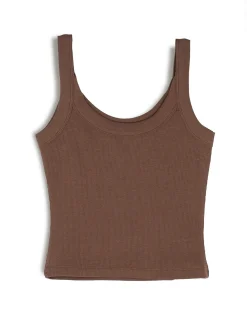 GATE Bokserka z żebrowanej dzianiny| Koszulki I Topy·Podkoszulki ☀️