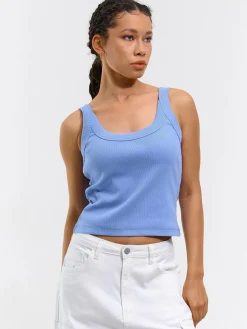 GATE Bokserka z żebrowanej dzianiny| Koszulki I Topy·Podkoszulki ☀️