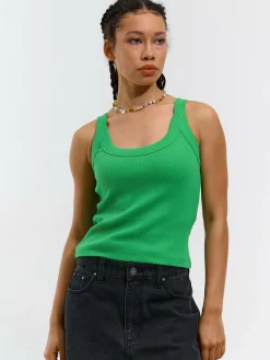 GATE Bokserka z żebrowanej dzianiny| Koszulki I Topy·Podkoszulki ☀️