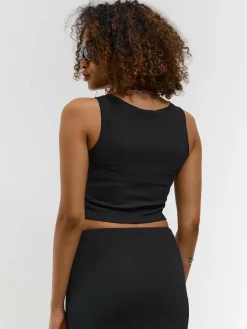 GATE Bokserka z żebrowanej dzianiny| Koszulki I Topy·Podkoszulki ☀️