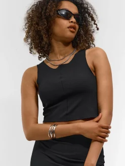 GATE Bokserka z żebrowanej dzianiny| Koszulki I Topy·Podkoszulki ☀️