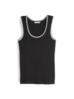 GATE Bokserka z żebrowanej dzianiny| Koszulki I Topy·Podkoszulki ☀️