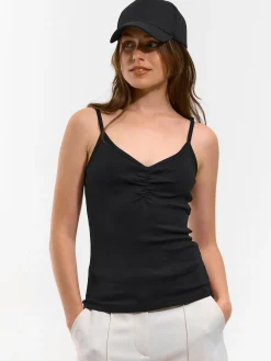 GATE Bokserka z żebrowanej dzianiny| Koszulki I Topy·Podkoszulki ☀️