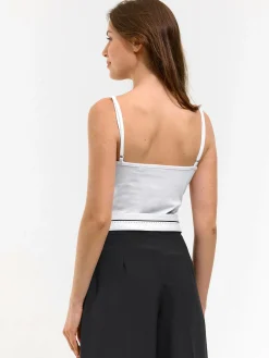 GATE Bokserka z żebrowanej dzianiny| Koszulki I Topy·Podkoszulki ☀️