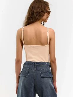 GATE Bokserka z żebrowanej dzianiny| Koszulki I Topy·Podkoszulki ☀️