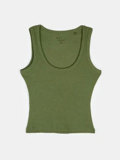 GATE Bokserka z żebrowanej dzianiny| Koszulki I Topy·Podkoszulki ☀️