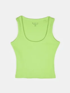 GATE Bokserka z żebrowanej dzianiny| Koszulki I Topy·Podkoszulki ☀️