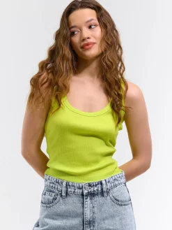 GATE Bokserka z żebrowanej dzianiny| Koszulki I Topy·Podkoszulki ☀️