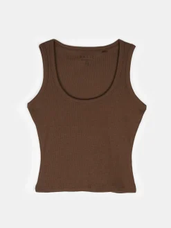 GATE Bokserka z żebrowanej dzianiny| Koszulki I Topy·Podkoszulki ☀️