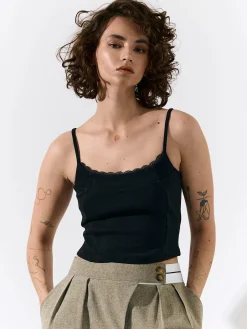 GATE Bokserka z koronką| Koszulki I Topy·Podkoszulki ☀️|Koszulki I Topy·Crop Top ☀️