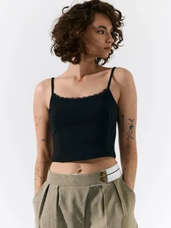 GATE Bokserka z koronką| Koszulki I Topy·Podkoszulki ☀️|Koszulki I Topy·Crop Top ☀️