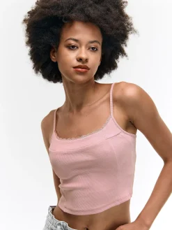 GATE Bokserka z koronką| Koszulki I Topy·Podkoszulki ☀️|Koszulki I Topy·Crop Top ☀️