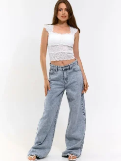 GATE Bokserka z koronką| Koszulki I Topy·Podkoszulki ☀️|Koszulki I Topy·Crop Top ☀️