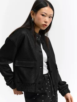 GATE Bomberka wykonana z imitacji zamszu| Kurtki I Płaszcze·Kurtki Przejściowe|Kurtki I Płaszcze·Bomber