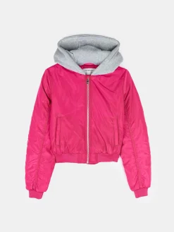 GATE Bomberka z kapturem|Dzieci Dziewczynki·Kurtki I Płaszcze