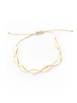 GATE Bransoletka z muszli na kostkę| Akcesoria·Opaski Do Włosów|Akcesoria·Biżuteria