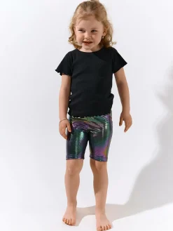 GATE Błyszczące szorty biker|Dzieci Dziewczynki·Spodnie I Legginsy|Dziewczynki·Szorty ☀️