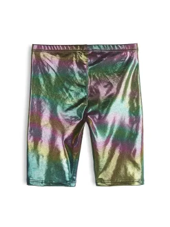 GATE Błyszczące szorty biker|Dzieci Dziewczynki·Spodnie I Legginsy|Dziewczynki·Szorty ☀️