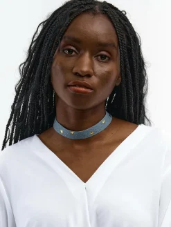 GATE Choker dżinsowy| Akcesoria·Biżuteria