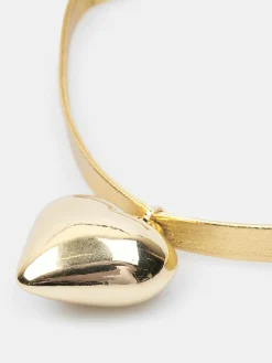 GATE Choker z efektem metalicznym i zawieszką| Akcesoria·Biżuteria