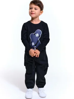 GATE Chłopięca bawełniana koszulka z graficznym nadrukiem|Dzieci Chłopcy·Koszulki