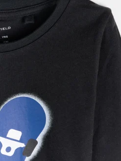 GATE Chłopięca bawełniana koszulka z graficznym nadrukiem|Dzieci Chłopcy·Koszulki