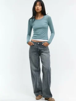 GATE Cienki przezroczysty top| Koszulki I Topy·Topy