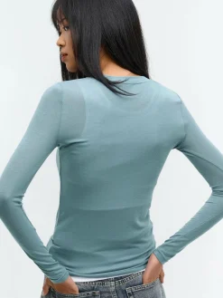 GATE Cienki przezroczysty top| Koszulki I Topy·Topy