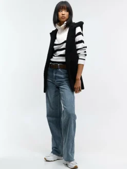 GATE Ciepła kamizelka z kapturem| Kurtki I Płaszcze·Kamizelki