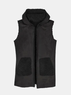 GATE Ciepła kamizelka z kapturem| Kurtki I Płaszcze·Kamizelki