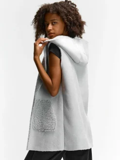 GATE Ciepła kamizelka z kapturem| Kurtki I Płaszcze·Kamizelki