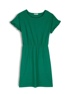 GATE Damska bawełniana sukienka z krótkim rękawem| Kategorie·Sukienki