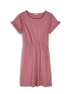 GATE Damska bawełniana sukienka z krótkim rękawem| Kategorie·Sukienki