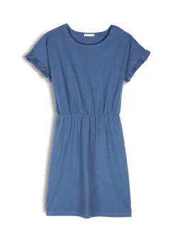 GATE Damska bawełniana sukienka z krótkim rękawem| Kategorie·Sukienki