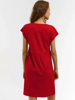 GATE Damska bawełniana sukienka mini| Kategorie·Sukienki