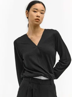 GATE Damska bluzka z dekoltem w kształcie litery V| Koszulki I Topy·Topy|Koszulki I Topy·Bluzki