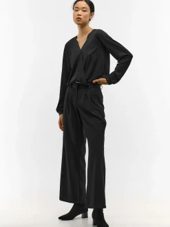 GATE Damska bluzka z dekoltem w kształcie litery V| Koszulki I Topy·Topy|Koszulki I Topy·Bluzki