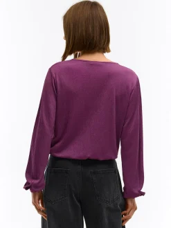 GATE Damska bluzka z dekoltem w kształcie litery V| Koszulki I Topy·Topy|Koszulki I Topy·Bluzki