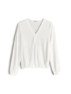 GATE Damska bluzka z dekoltem w kształcie litery V| Koszulki I Topy·Topy|Koszulki I Topy·Bluzki