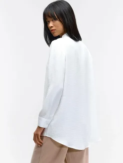 GATE Damska bluzka z dekoltem w kształcie litery V| Koszulki I Topy·Bluzki