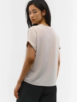 GATE Damska bluzka z dekoltem w kształcie litery V| Koszulki I Topy·Bluzki