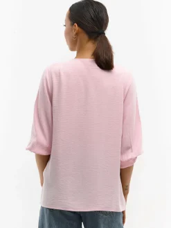 GATE Damska bluzka z dekoltem w kształcie litery V| Koszulki I Topy·Bluzki