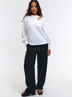 GATE Damska bluzka z długim rękawem| Koszulki I Topy·Topy|Koszulki I Topy·Bluzki